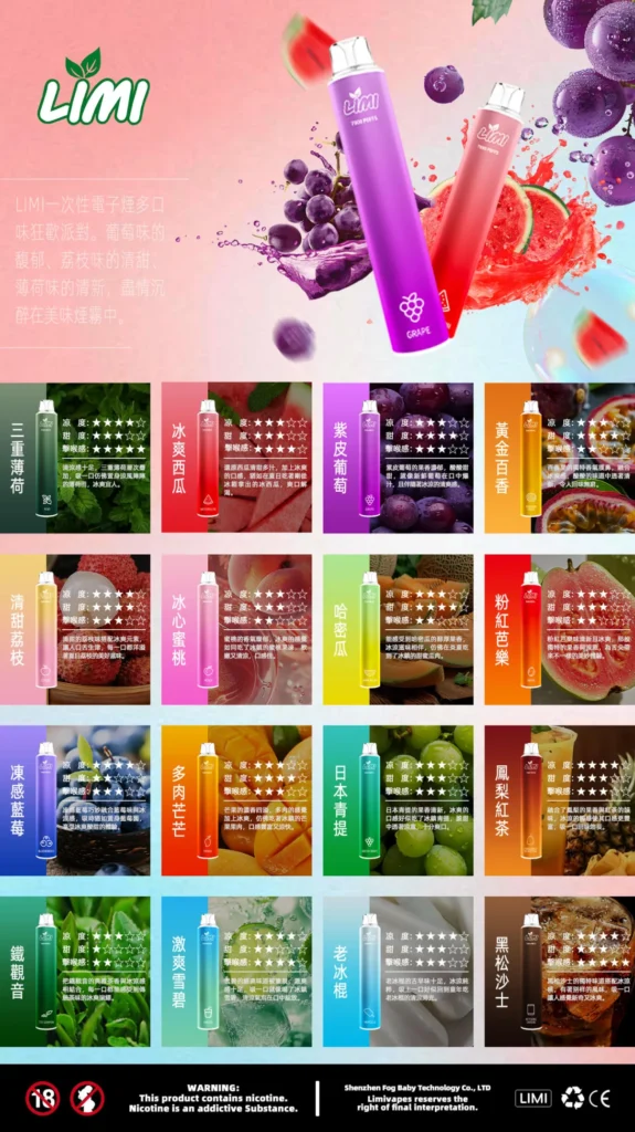LIMI 7000口拋棄式電子煙｜大容量持久體驗-1