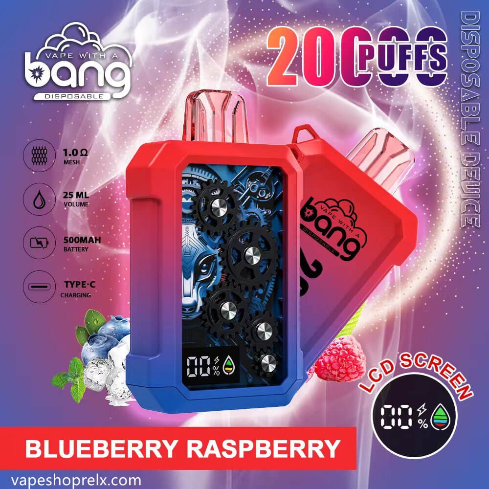 BANG WHEEL 20000 Puffs一次性電子煙｜齒輪外觀設計可充電超大容量霧化棒-2