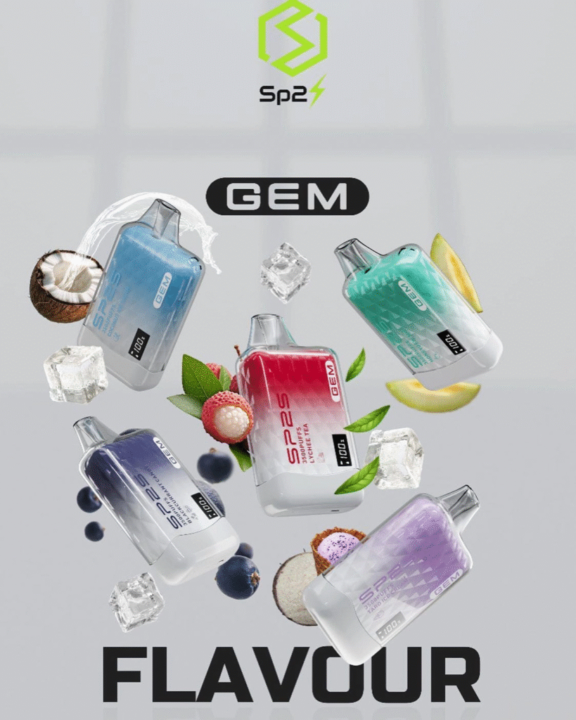 SP2S GEM 9000口拋棄式電子煙|高清顯示屏|持久煙感|精緻設計-1 SP2S GEM 9000口拋棄式電子煙|高清顯示屏|持久煙感|精緻設計-1