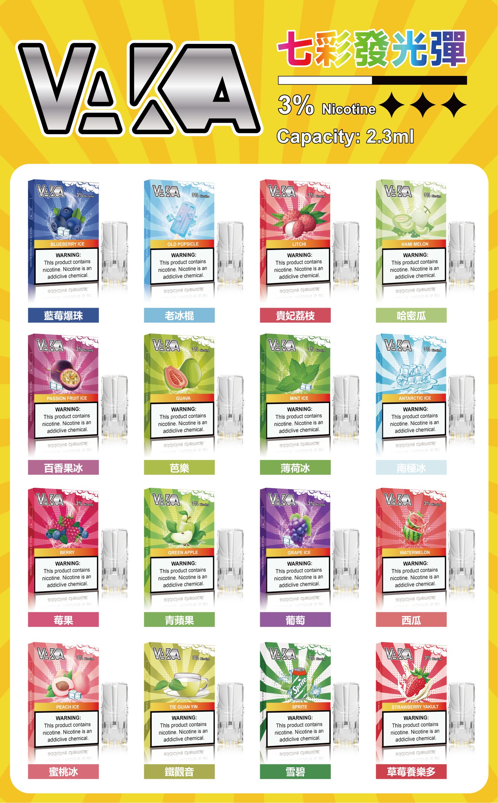 AKA 一代七彩發光煙彈